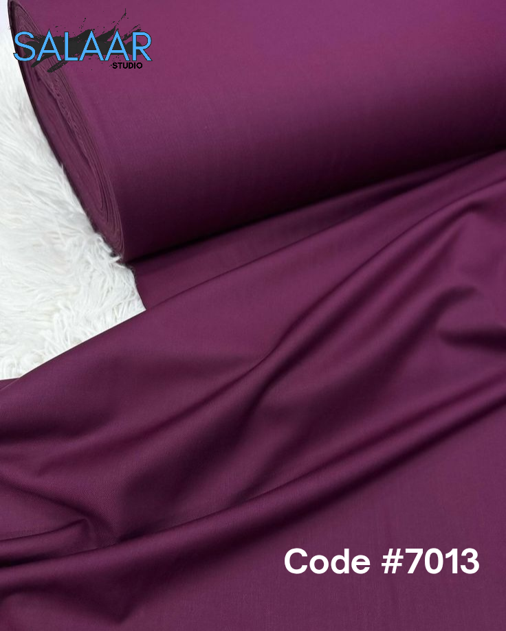 Premium Unstich Boski Wash N Wear Mehroon ST-7013