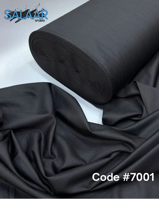 Premium Unstich Boski Wash N Wear Jet Black ST-7001
