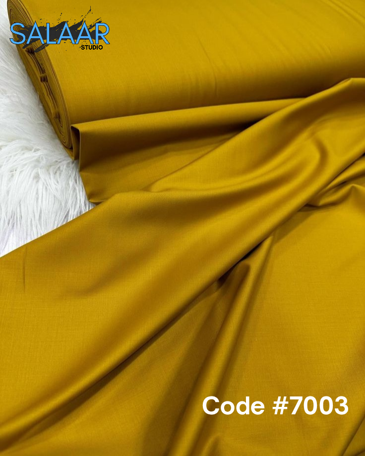 Premium Unstich Boski Wash N Wear Mustard ST-7003