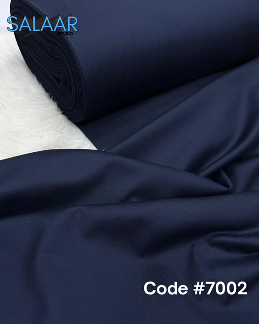 Premium Unstich Boski Wash N Wear Navy Blue ST-7002