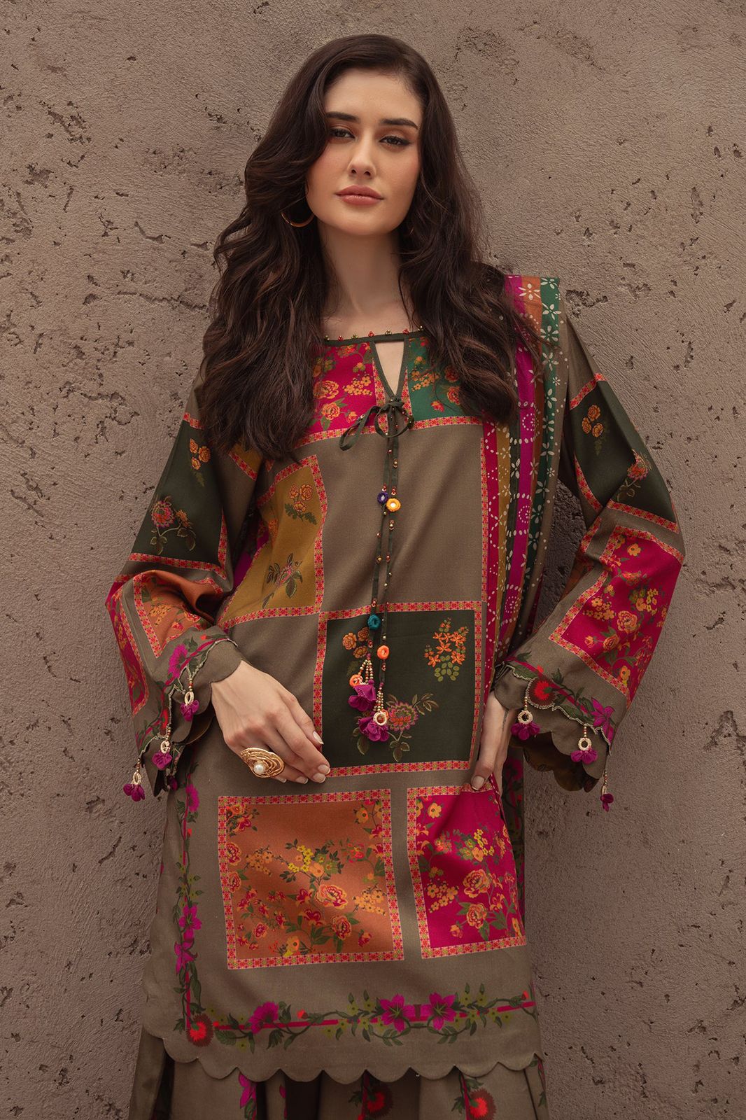 Women Charizma Bana Dora Lawn Printed 3pc Unstiched Dress